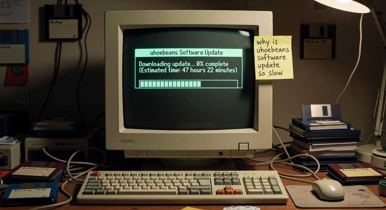 why is uhoebeans software update so slow